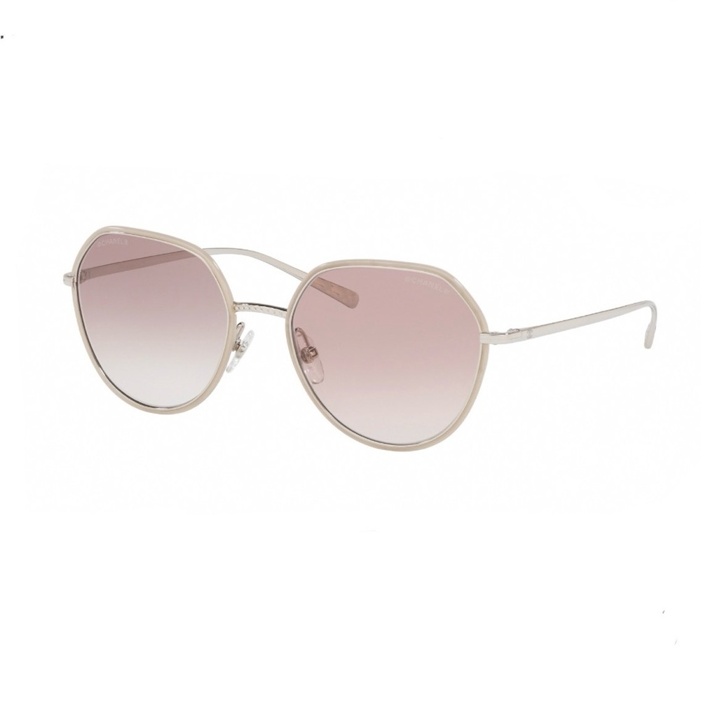Chanel Sunglasses Pink Beige Loght Brown Loghtweight